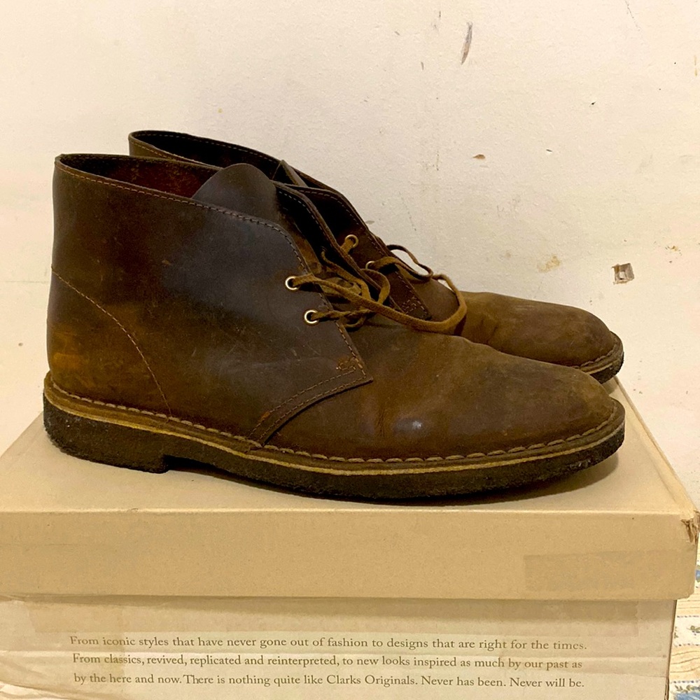Clarks ORIGINAL Desert Boots beeswax men’s size 9 (6)